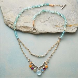 Elegant beaded gemstone necklace from Sundance